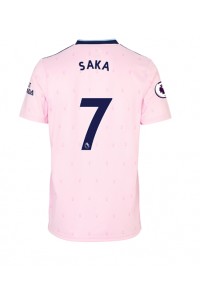 Fotbalové Dres Arsenal Bukayo Saka #7 Třetí Oblečení 2022-23 Krátký Rukáv